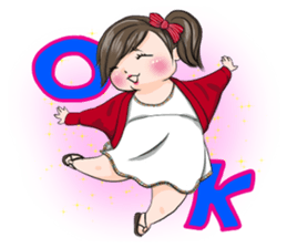 Kawaii Chubby Girl sticker #1513738