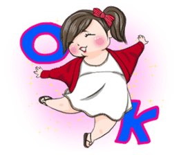 Kawaii Chubby Girl sticker #1513738