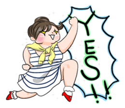 Kawaii Chubby Girl sticker #1513751