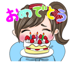 Kawaii Chubby Girl sticker #1513759