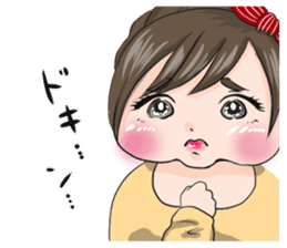 Kawaii Chubby Girl sticker #1513760