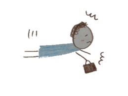 Dooding woman and man Ver2 sticker #1513916