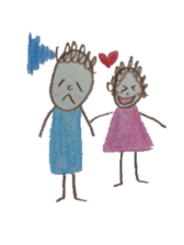 Dooding woman and man Ver2 sticker #1513923