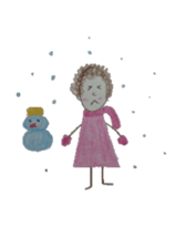 Dooding woman and man Ver2 sticker #1513925