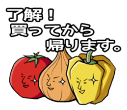 Will you buy vegetables? sticker #1513965