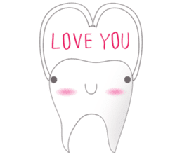 Funny tooth (Eng Ver.) sticker #1514368