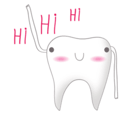 Funny tooth (Eng Ver.) sticker #1514369