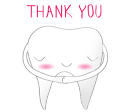 Funny tooth (Eng Ver.) sticker #1514371