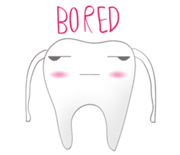 Funny tooth (Eng Ver.) sticker #1514375