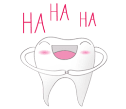 Funny tooth (Eng Ver.) sticker #1514376