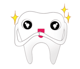Funny tooth (Eng Ver.) sticker #1514378