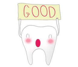 Funny tooth (Eng Ver.) sticker #1514379