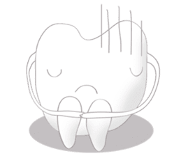 Funny tooth (Eng Ver.) sticker #1514389