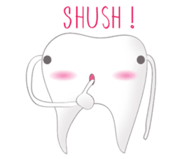 Funny tooth (Eng Ver.) sticker #1514403