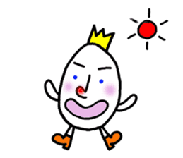 Egg of the red nose sticker #1514488