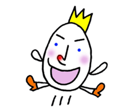 Egg of the red nose sticker #1514494