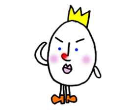 Egg of the red nose sticker #1514496
