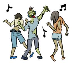 On the way to Living Dead sticker #1514660