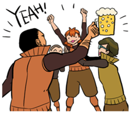 On the way to Living Dead sticker #1514668