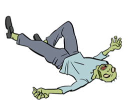 On the way to Living Dead sticker #1514684