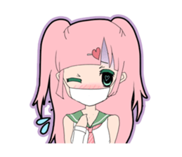 Magical Girl Twin Tails Sticker sticker #1515378