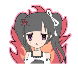 Magical Girl Twin Tails Sticker sticker #1515399