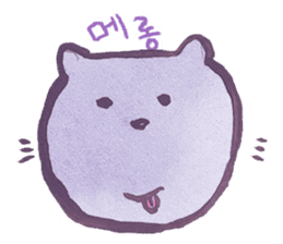 Cute cat(korean) sticker #1515610