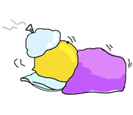 "Ding Thong" Cat in coat sticker #1515719