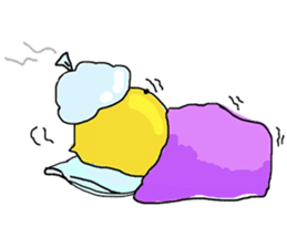 "Ding Thong" Cat in coat sticker #1515719