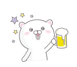 White bear Jamie sticker #1515884