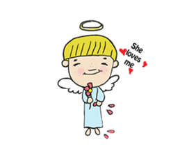 Story of poor Valentine and Devil Debbie sticker #1515969