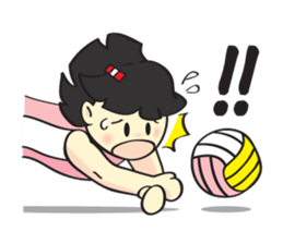 Volleyball Girl Masako (English) sticker #1516411