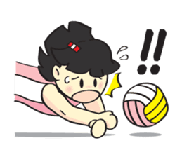 Volleyball Girl Masako (English) sticker #1516411