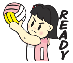 Volleyball Girl Masako (English) sticker #1516423