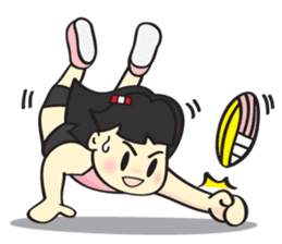 Volleyball Girl Masako (English) sticker #1516424