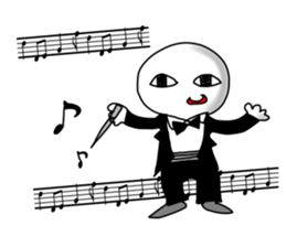 a mystery man sticker sticker #1516607