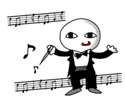a mystery man sticker sticker #1516607