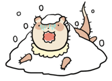 Goofy ferret TOUCH3 winter! sticker #1516851