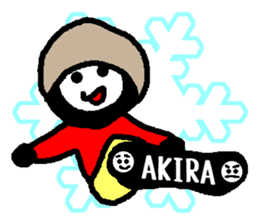Tire boy "Akira" 2 sticker #1517087