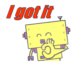 Let's talk a robo sticker #1517608