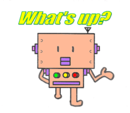 Let's talk a robo sticker #1517621