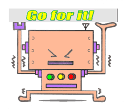 Let's talk a robo sticker #1517622