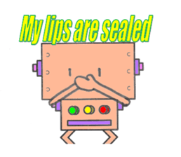 Let's talk a robo sticker #1517624