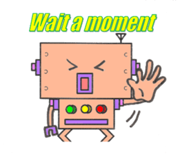 Let's talk a robo sticker #1517625