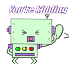 Let's talk a robo sticker #1517630