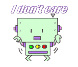 Let's talk a robo sticker #1517632