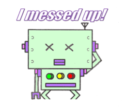 Let's talk a robo sticker #1517633