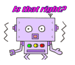 Let's talk a robo sticker #1517639