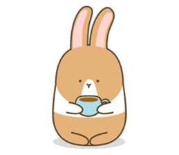Mokatokki Coffee Rabbit 2 sticker #1518008