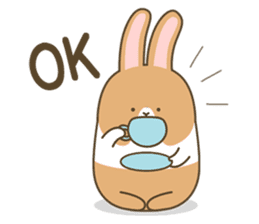 Mokatokki Coffee Rabbit 2 sticker #1518009
